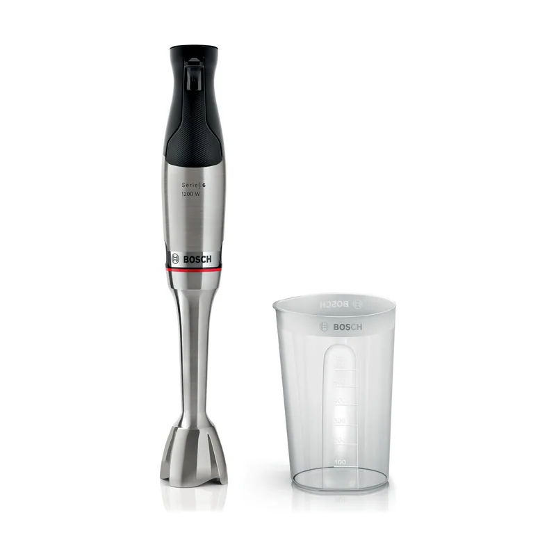Bosch Serie 6 Batidora de mano ErgoMaster 1200 W Acero inoxidable MSM6M810