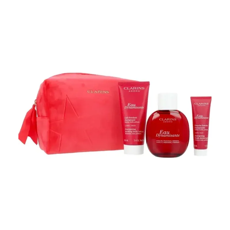 Clarins Set de Navidad Eau Dynamisante 100 ml + 100 ml + 30 ml