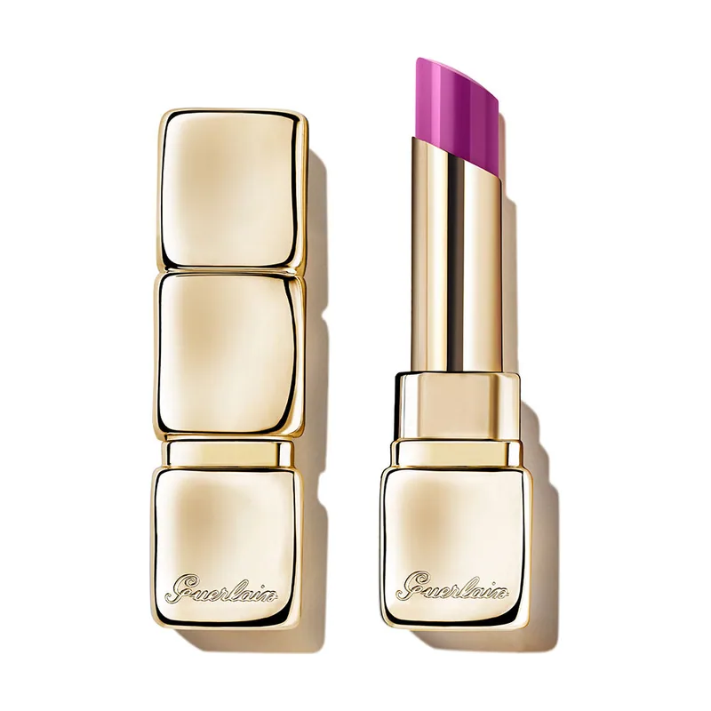 Guerlain KISSKISS BEE GLOW bálsamo reparador de labios #809-Lavender