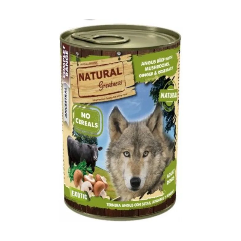 Natural Greatness 400 g Ternera Angus Lata