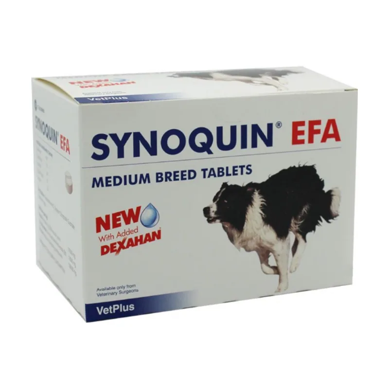 120 cápsulas Synoquin EFA Condroprotector para perros de razas medianas