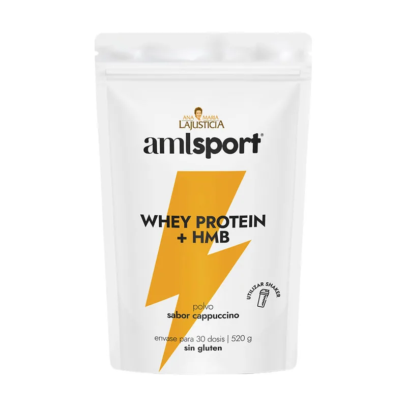 ANA Maria Lajusticia WHEY PROTEIN + HMB sabor capuccino 520 gr