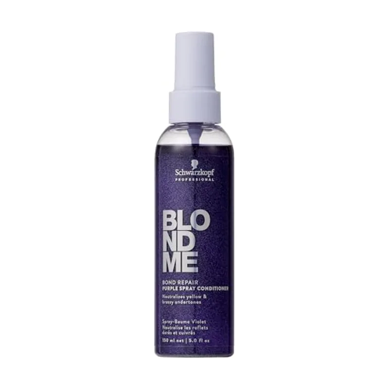 Schwarzkopf BLONDME BOND REPAIR acondicionador morado spray 150 ml