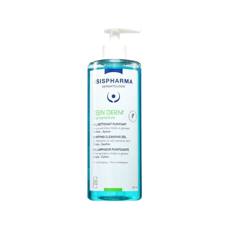 Isispharma Teen Derm Gel Sensitive Limpiador 400ml