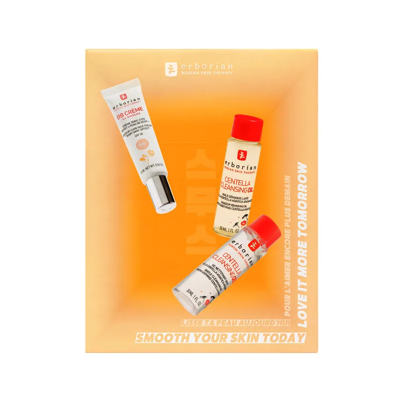 Erborian Kit Bb Crème Doré Spf20 15 Ml + Centella Cleansing Oil