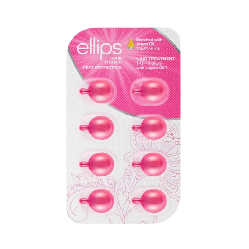 Ellips Serum Capilar Rosa 8 Caps Tratamiento Reparador
