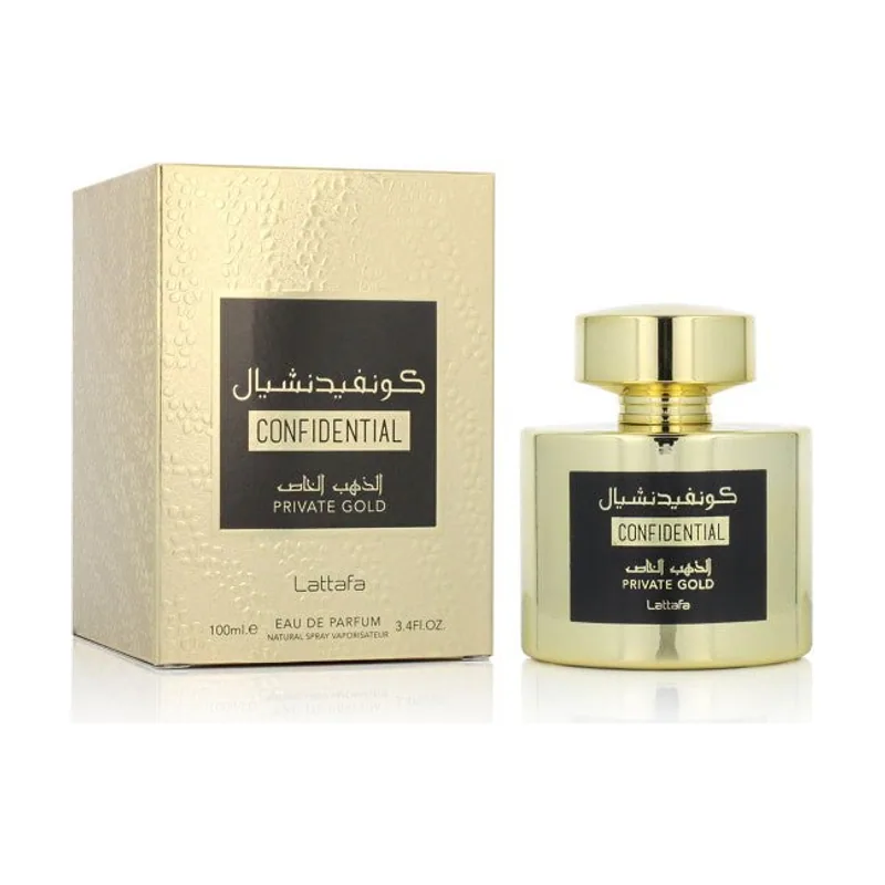 Lattafa CONFIDENTIAL PRIVATE GOLD eau de parfum vaporizador