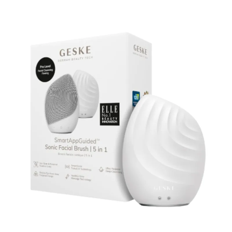 Geske Sonic Facial Brush Blanco 5 En 1