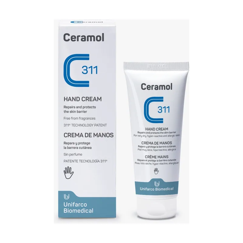 Unifarco Ceramol Crema De Manos 100 Ml