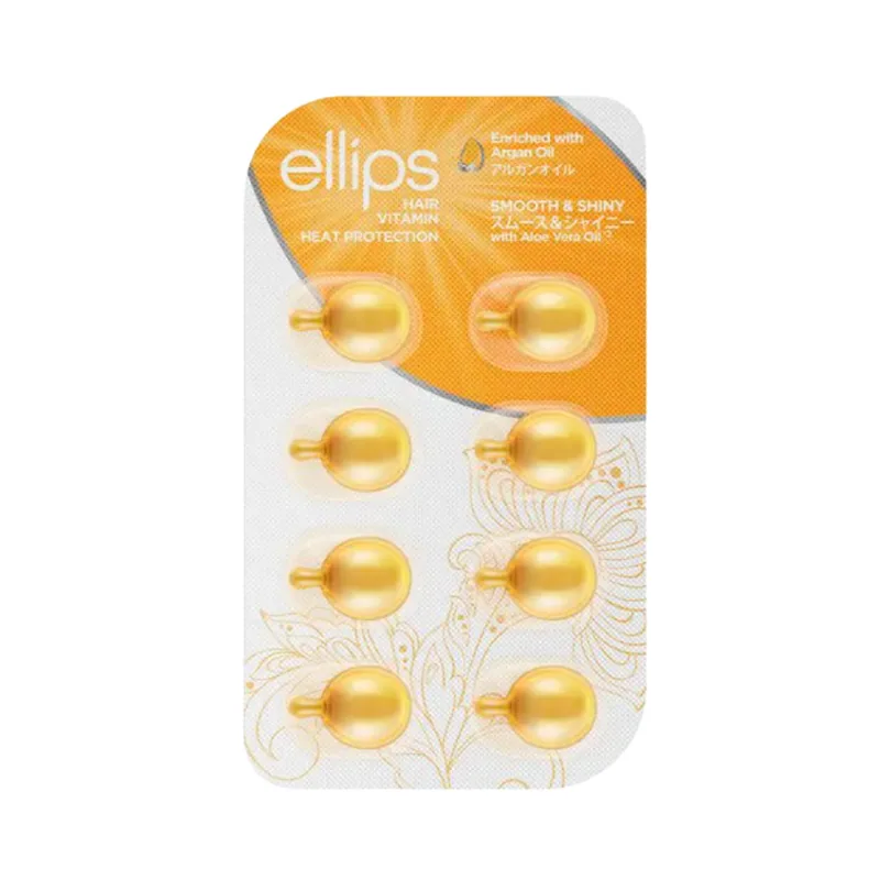 Ellips Serum Capilar Amarillo 8 Caps Suavidad Brillo
