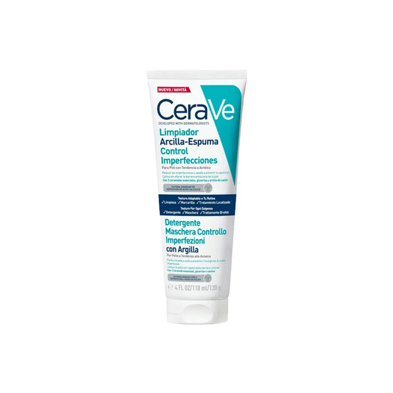 CeraVe Limpiador Arcilla-espuma Control Imperfecciones 118ml
