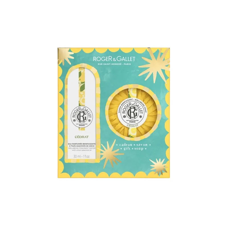 Roger & Gallet Cofre Cédrat Agua Perfumada + Regalo Jabón 100g