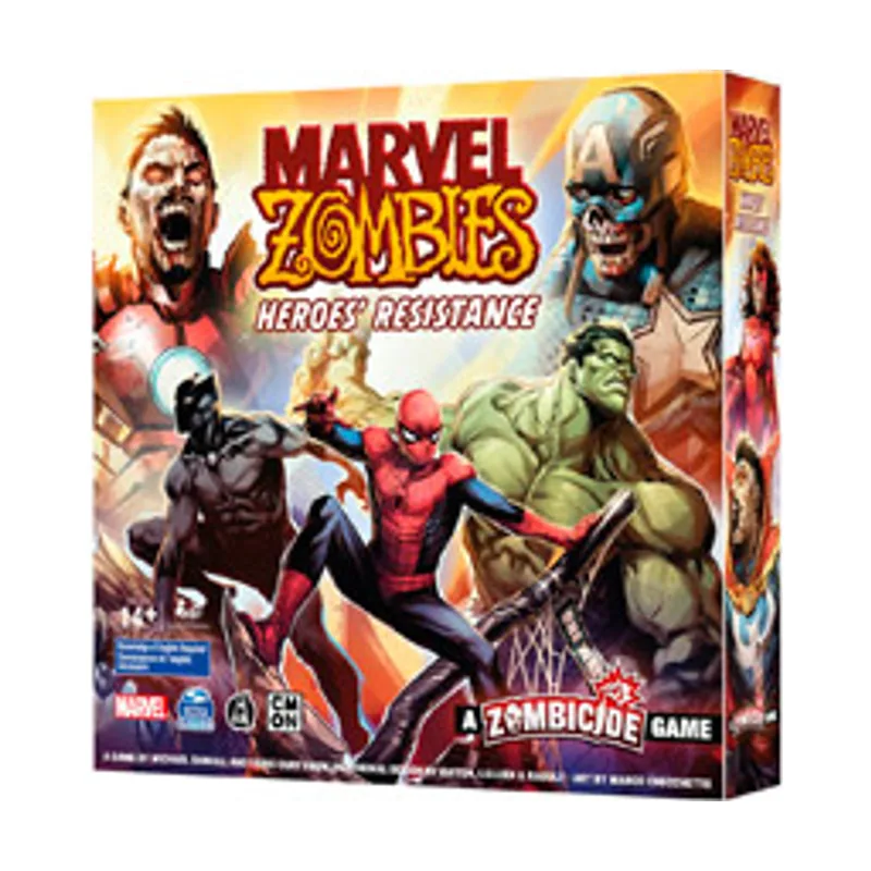 Asmodee Marvel Zombies Heroes Resistance Edad Recomendada 14 Años