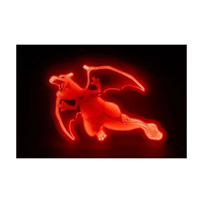 Mural Lampara Neon Teknofun Entertainment Pokemon Charizard 30 Cm