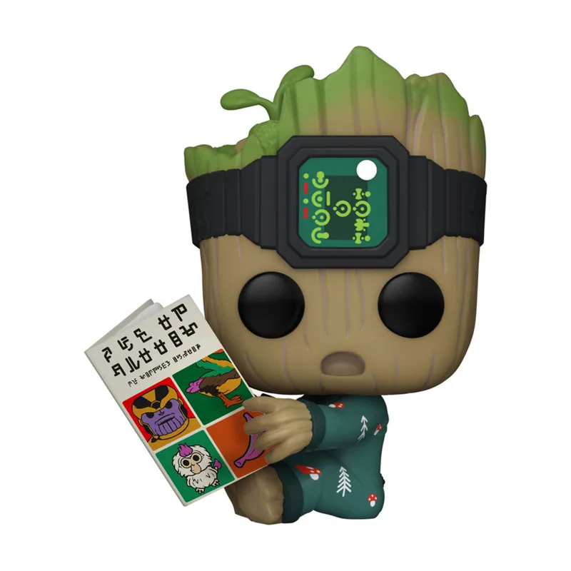 Funko Pop Marvel Guardianes De La Galaxia Groot En Pijama Con Libro 70651