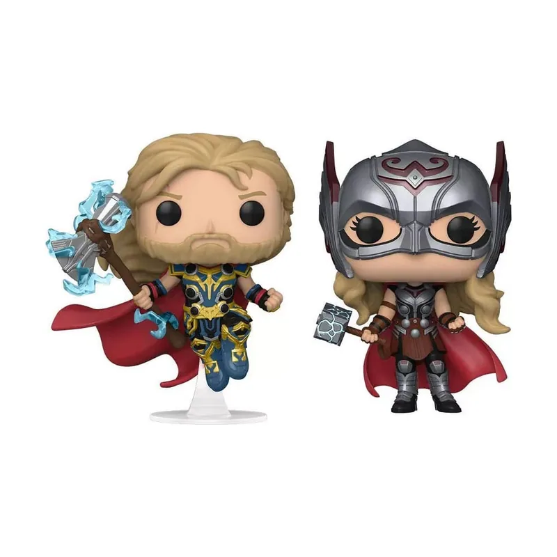 Pack 2 Funkos Pop Marvel Thor Love & Thunder Thor & Migthy Thor 63176