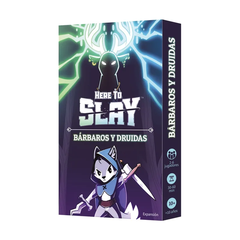 Asmodee Here To Slay Expansion Barbaros Y Druidas Edad Recomendada 10 Años