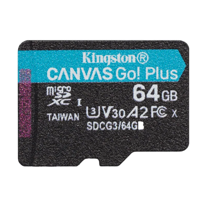DJI Tarjeta microSD Kingston Canvas Go! Plus 64 GB