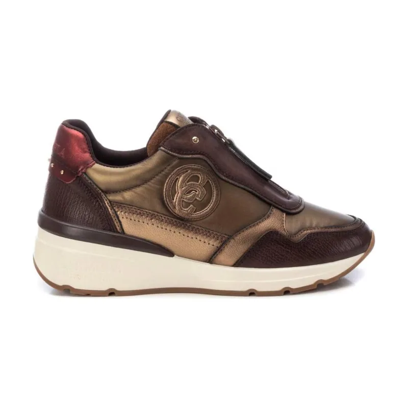 Carmela Zapatillas de piel 161830 16183006-MARRON