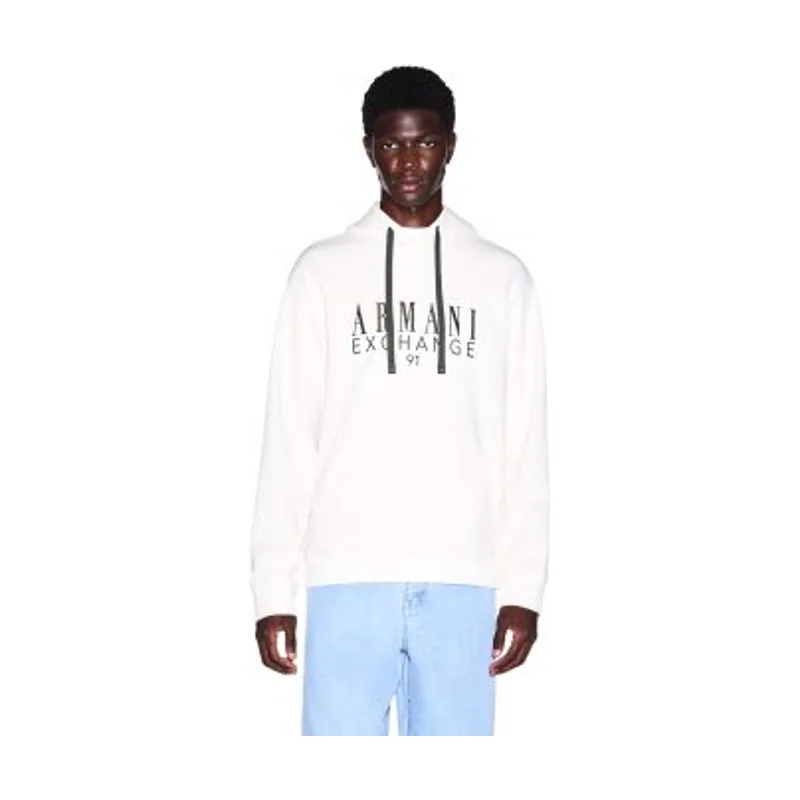 A|X Armani Exchange Sudadera con capucha de felpa francesa XM003429AF10830U0007