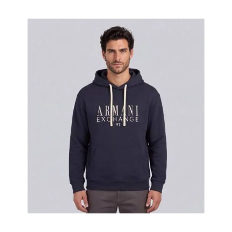A|X Armani Exchange Sudadera con capucha de felpa francesa XM003429AF10830UB101