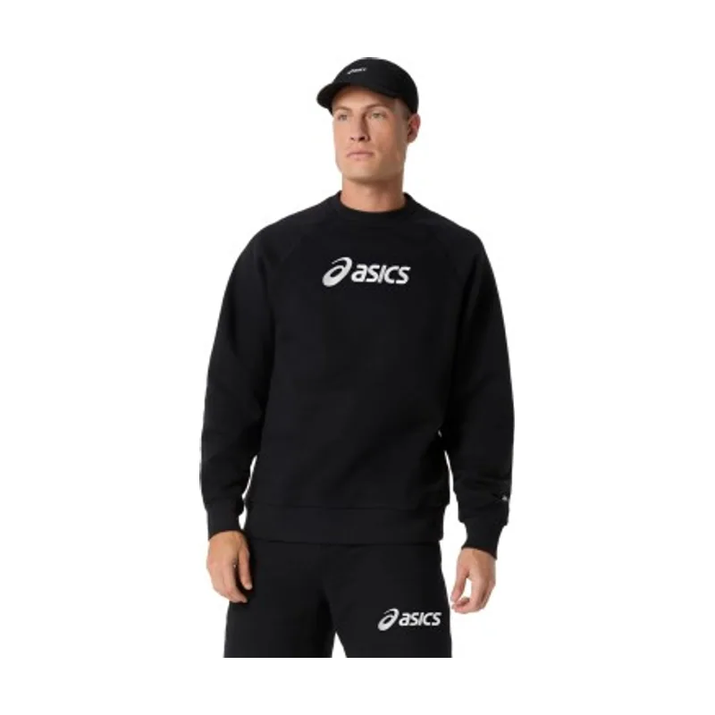 ASICS Sudadera Logo Fleece Crew 2031F326