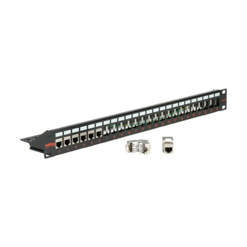 Cat. 6 19"-Keystone Patch Panel STP