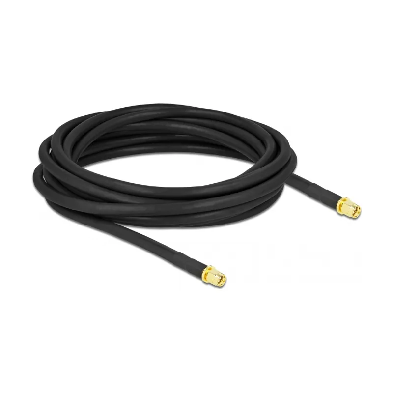 Delock Cable de antena de SMA macho a SMA macho de LMR/CFD300 5 m low loss