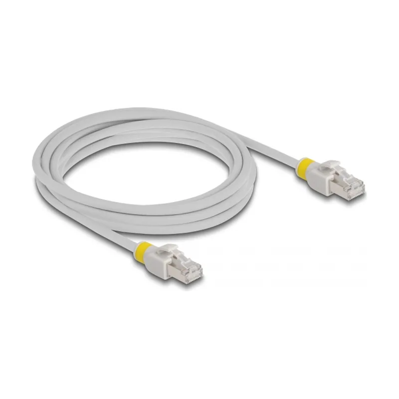 Cable de red RJ45 Cat.6A S/FTP con clips de colores 3 m
