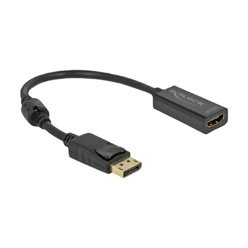 Adaptador DisplayPort 1.2 macho a HDMI hembra 4K pasivo