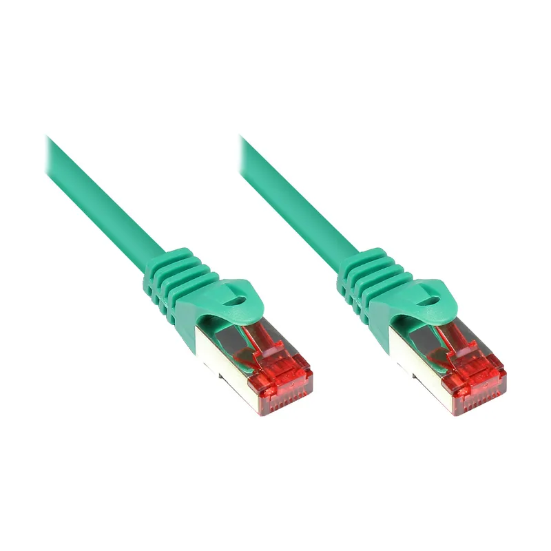 Alcasa 8060-010G cable de red Verde 1 m Cat6 S/FTP S-STP