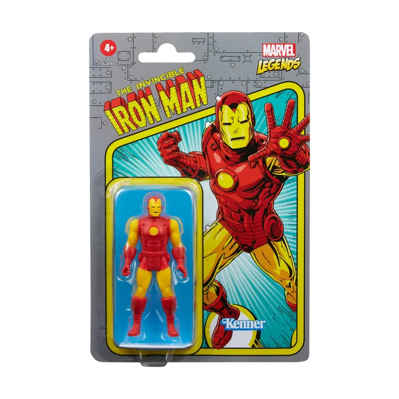 Hasbro Marvel Legends Retro Collection Series 2 Figura de acción de Iron Man