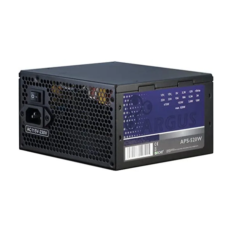 Inter Tech Argus APS de fuente de alimentación 520 W 20+4 pin ATX