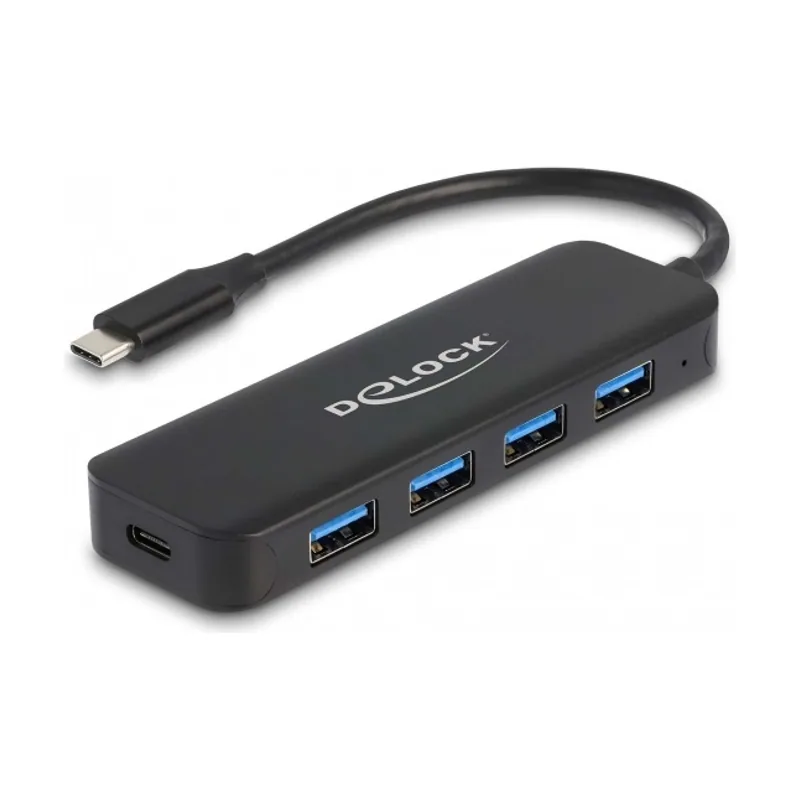 Hub USB Type-C de 4 puertos USB 3.2 Gen 1 con Power Delivery de 85 vatios