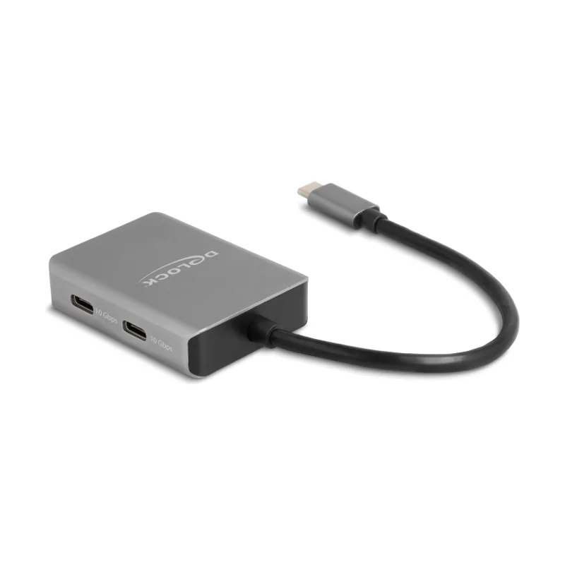 USB 10 Gbps Concentrador USB Type-C de 4 puertos con conector USB Type-C