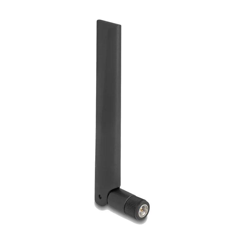 Antena WiFi 6E macho SMA 3 dBi omnidireccional con articulación de inclinación