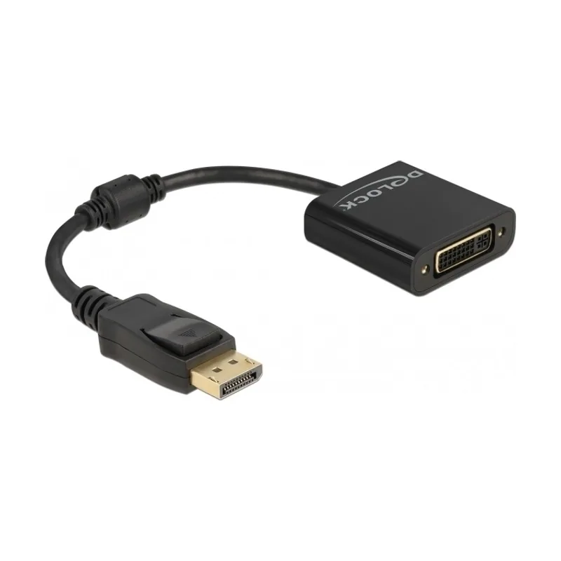 Adaptador DisplayPort 1.2 macho a DVI hembra 4K pasivo