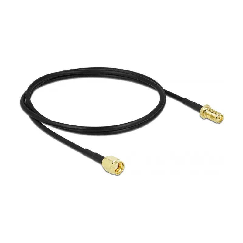Cable de antena de macho RP-SMA a hembra RP-SMA LMR/CFD100 1 m low loss