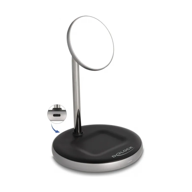 Cargador inalámbrico 2 en 1 con 5 W/7,5 W/10 W/15 W