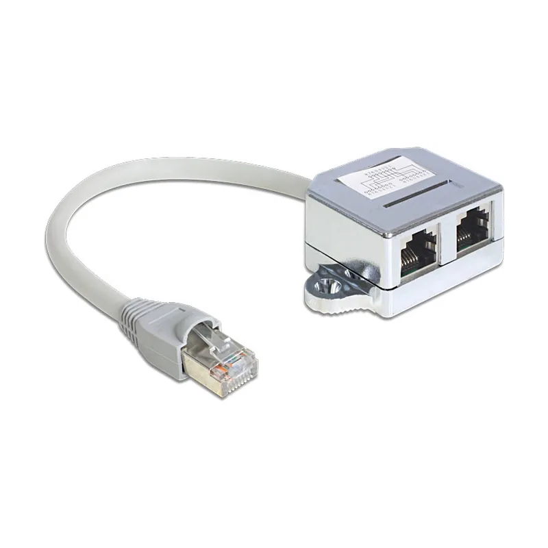 Delock 65441 cable de red Gris 0,15 m