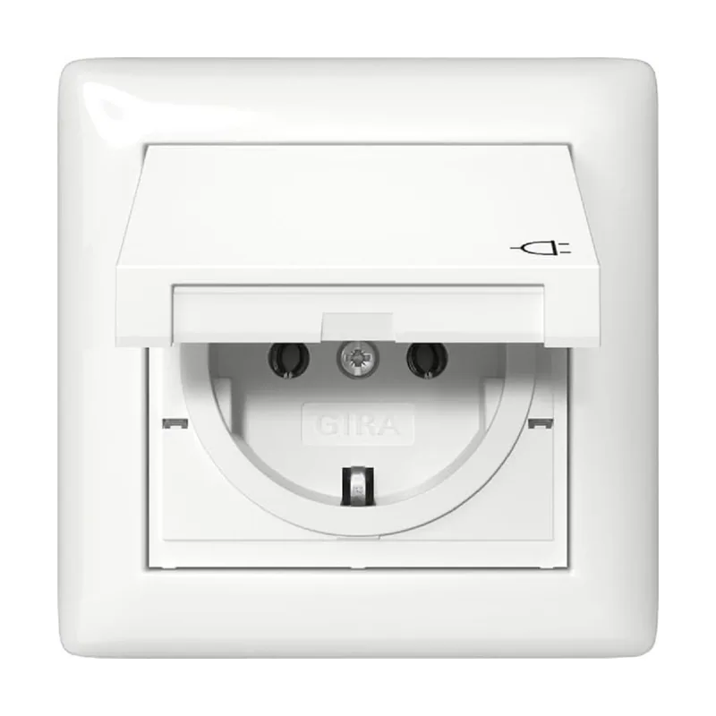415703 schuko kd + set ip44 + rahmen 1f standard 55 reinweiß