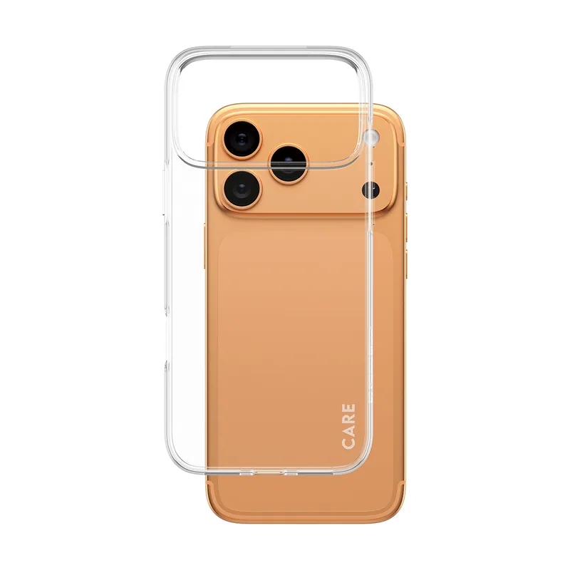 CARE by ® Fashionable Case Transparent X-Ray Soft Basic iPhone 17 Pro Max funda