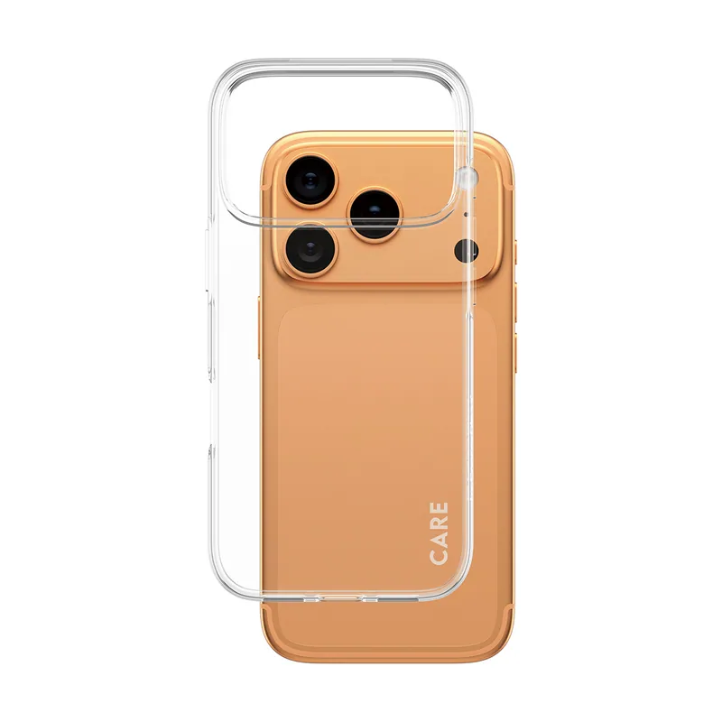 CARE by ® Fashionable Case Transparent X-Ray Soft Basic iPhone 17 Pro funda