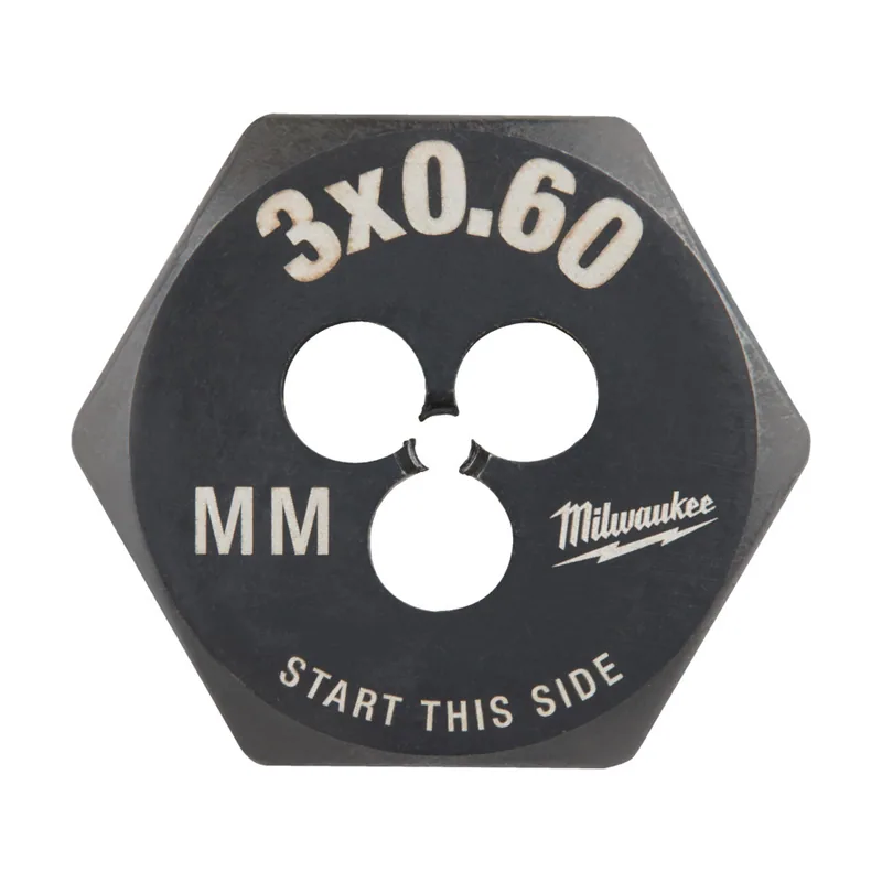 Milwaukee narzynka sześciokątna m3-0,60 mm