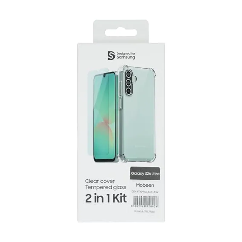Mobeen Clear Cover + Glass