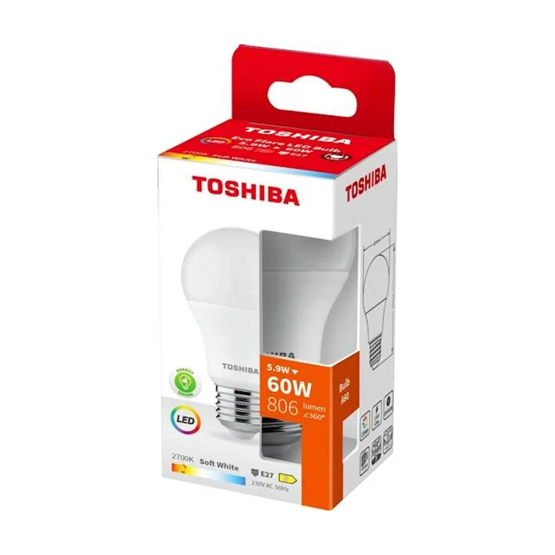 Bombilla led ecoflare a60 e27
