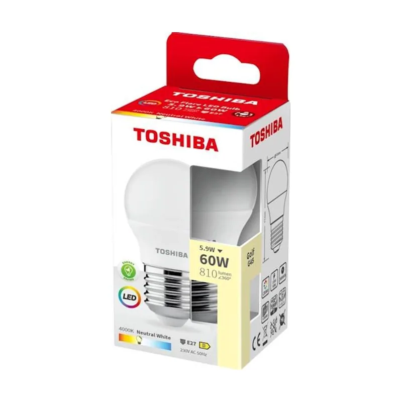 Bombilla led ecoflare g45 e2