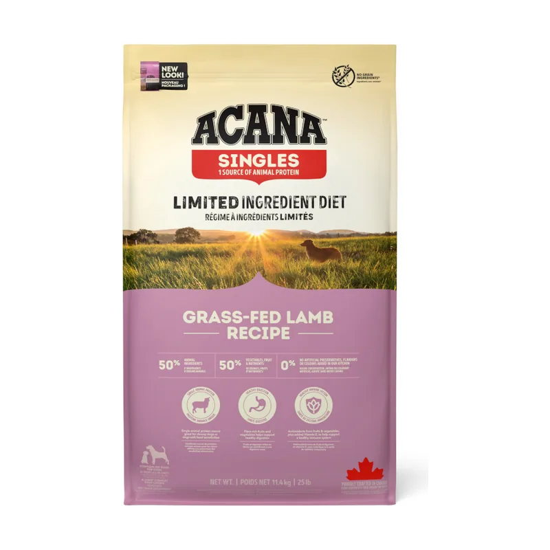 Acana 11.4 kg Singles Grass-Fed Lamb pienso