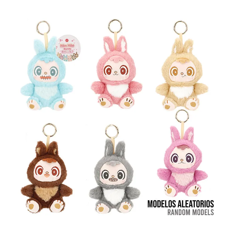 Muñeco llavero peluche bunny hen hao 12cm surtido