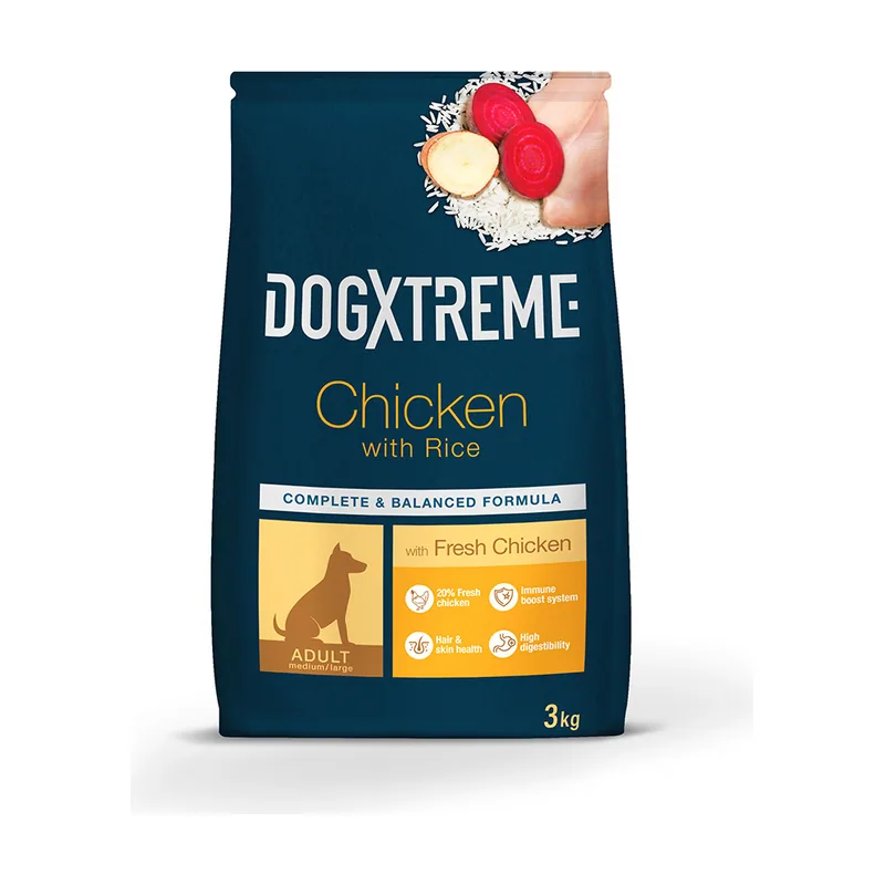 Dogxtreme 3 kg Adult Pollo y Arroz pienso